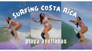 Surfing Playa Avellanas, Costa Rica