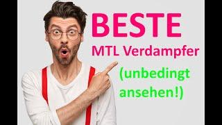 Beste MTL Verdampfer Test & Vergleich TOP 3 #shorts #verdampfer #vapor #mtl #mtlverdampfer