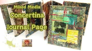 CREATING AN ABSTRACT ART JOURNAL PAGE #collage #artjournal
