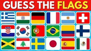 Guess the Country by the Flag Quiz  | Can You Identify All 50 Flags?