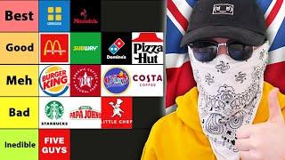 UK Fast Food Tier List