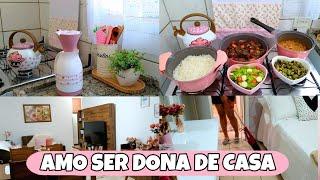 AMO SER DONA DE CASA - ALMOÇO CASEIRO DELÍCIA - VIDA DE CASADA - ORGANIZAÇÃO DA CASA  - MARYA ALVES