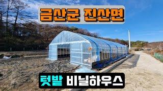 텃밭 비닐하우스 (금산군 진산면) crop cultivation vinyl house