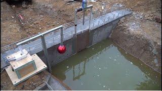 Mini Dam Construction - irrigation system #Shorts