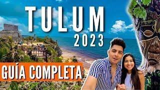 TULUM 2023  Guía COMPLETA | Cuánto cuesta? | SARGAZO? | Zona Arqueológica y Hotelera + Cenotes  E-5