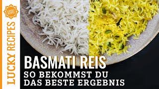 Basmati Reis kochen GRUNDREZEPT | Vermeide diese Fehler wenn du lockeren Reis willst