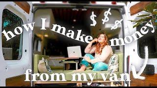 How I run my online business from a van | Digital Nomad Van Life