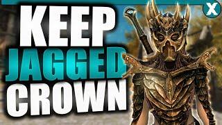 How To KEEP The JAGGED CROWN In SKYRIM - Easy Exploit!
