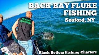 Bay Fluke Fishing with Black Bottom Fishing Charters - Seaford, NY