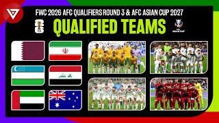  6 Teams Qualified for FIFA World Cup 2026 AFC Asian Qualifiers Round 3 & AFC Asian Cup 2027