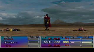 Final Fantasy VII - Vincent vs Emerald Weapon & Ruby Weapon