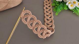 Wow!. Amazing!. sell as many as you can weave. Crochet gorgeous hairband.Hair band.Tunisian crochet