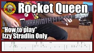 Guns N' Roses Rocket Queen IZZY STRADLIN ONLY with tabs | Rhythm guitar