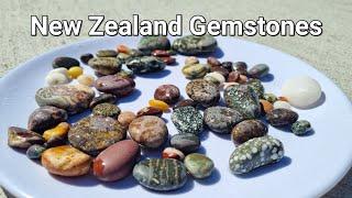 Amazing GEMSTONES found on New Zealand Beach