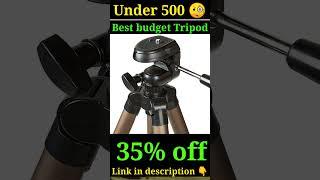 best budget tripod under 500 with 35% discount || hurry up. #shorts