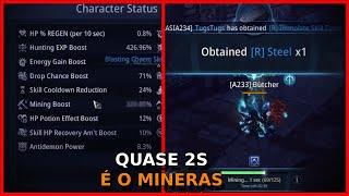 OLHA O MINING BOOST DESSA CONTA, MINERA EM QUASE 2 SEGUNDOS - MIR4