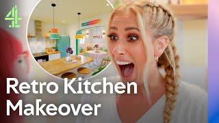 Colourful 'Ice Cream Parlour' Kitchen | Stacey Solomon’s Renovation Rescue | Channel 4 Lifestyle
