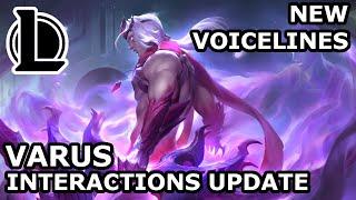 VARUS's new voicelines update| KAI AND VALMAR STRUGGLE FOR CONTROL | League of Legends Quotes