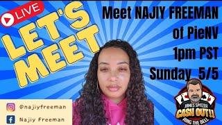 LIVE with Najiy Venable -Freeman !! #interview #humanexperience #food #life #baking