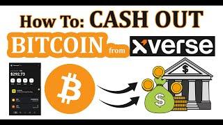 How To Cash Out Bitcoin from Xverse Wallet (Easy Way to Turn $BTC into Money in Your Bank Account)