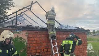 Телеканал Регион 67 - В Смоленском районе горели несколько хозяйственных построек