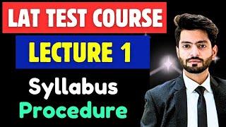 LAT Test Preparation 2025 | Lecture 1 | Complete Syllabus & Strategy by AbdulRehman Yaseen