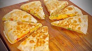 I Will Never Eat Anything Else But This | Breakfast Quesadilla Omelette Recipe