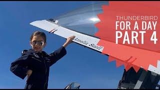 Amelia becomes a USAF Thunderbird pilot for a day - Part 4