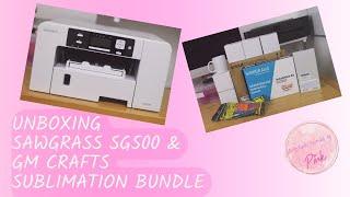 Unboxing SAWGRASS SG500 & GM crafts SUBLIMATION Bundle