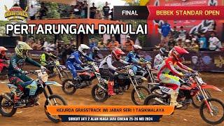 Pertarungan Dimulai‼️ Asep PKM Rizky HK Adi Ceto M Excel Dadan KR Kejurda Grasstrack Jabar 2024