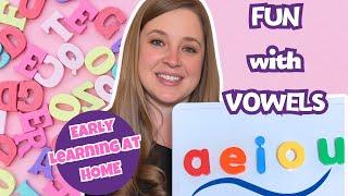 FUN Preschool Learning  | Learn About VOWELS with Ms Jessica