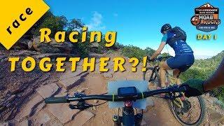 Our marriage is on the line... Moab Rocks XC Stage Race Day 1