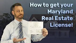 Get A Maryland Real Estate License