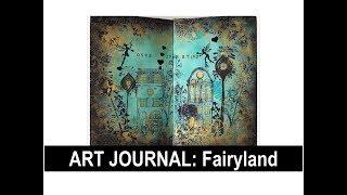 Mixed Media Art Journal (Distress ink, embossing, stamping & more)