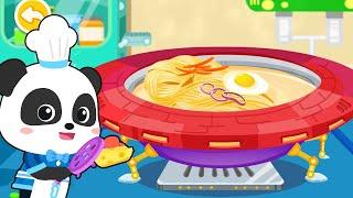 Yummy Food in Space Kitchen| Pretend Play | Kids Cartoon | for Kids | Gameplay Video | BabyBus