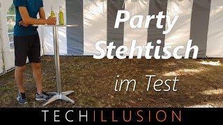 Stehtisch / Partytisch / Bistrotisch aus Aluminium im Test - Review & Test