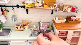 Mini kitchen set installation   ASMR Re-ment Collection ORCARA miniatures