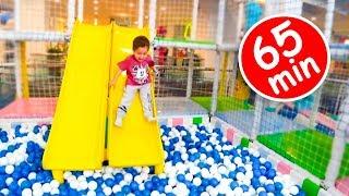 Indoor Playground Family Fun Play Area for kids playing & Baby Nursery Rhymes Song 2