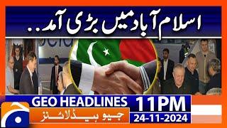 Islamabad Latest Situation !!! | Geo News 11 PM Headlines (24 Nov 2024)