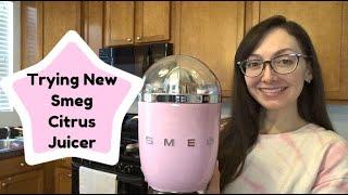 Opening and Trying (Pink!) Smeg Citrus Juicer
