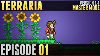 Terraria Master Mode #01 - Enfin la Version 1.4 !