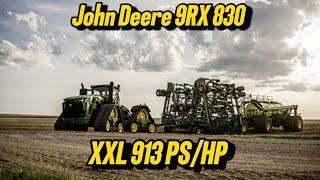 John Deere 9RX 710 770 830 im Einsatz auf dem Acker