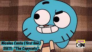 First and Last Lines of Gumball's Voice Actors (TAWOG)