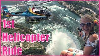 Our FIRST HELICOPTER Ride! Best Things to Do In Niagara Falls!