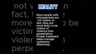 Are people with schizophrenia violent and dangerous #shorts