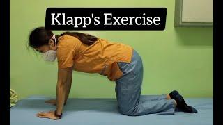 Klapp's Exercise || Scoliosis Management || Therapeutic Exercise || Physical Therapy || Online Class