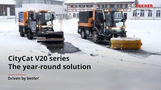 Bucher Municipal - CityCat V20 series: The year-round solution