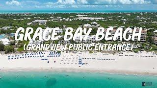 Grace Bay Beach, Providenciales, Turks and Caicos Islands (The Grandview Public Entrance)