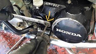 como ajustar el tornillo del clutch semiautomático  motos 110 honda.   AKT 110