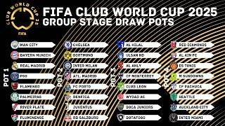 🟡 Draw Pots - FIFA Club World Cup 2025 | Club World Cup 2025